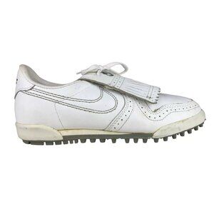 Nike Womens White 861012CH Leather Lace Up Low Top Golf Shoes‎ Size US 5.5